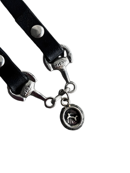 Chow Down Puppy Choker - Adjustable Stainless Steel Pet Necklace