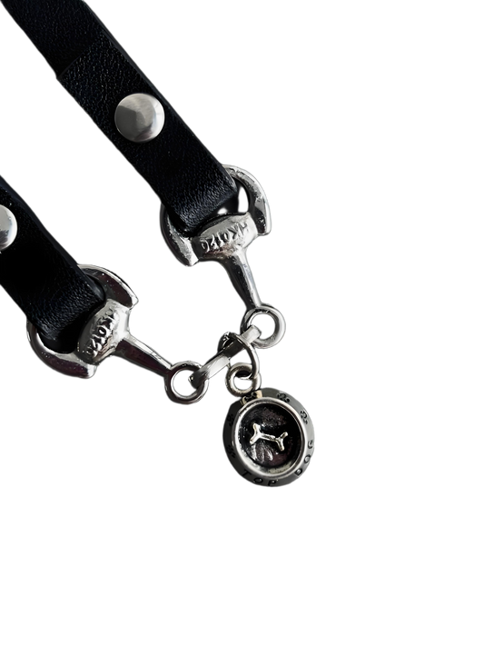 Chow Down Puppy Choker - Adjustable Stainless Steel Pet Necklace