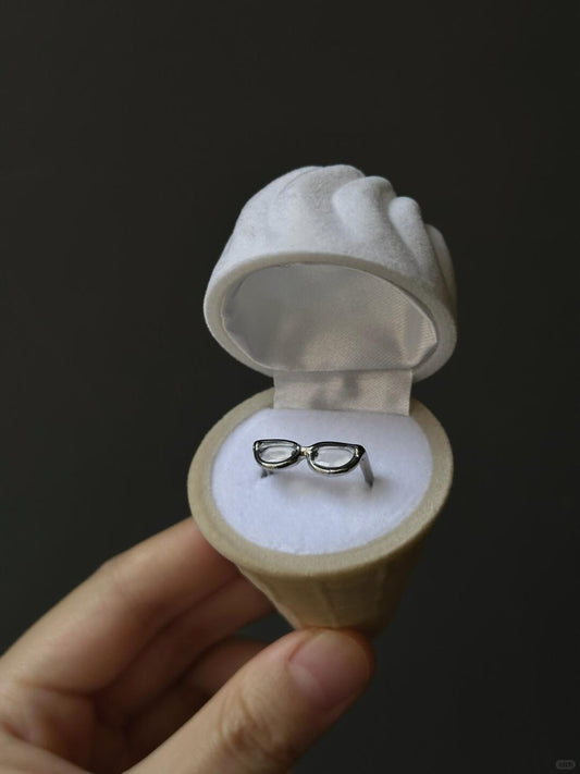 Ice Cream Cone Gift Ring Box – Sweet Keepsake for White Day (Limited-Time)