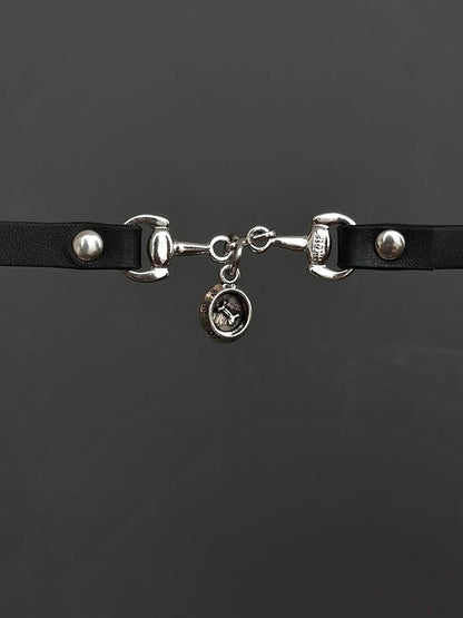Chow Down Puppy Choker - Adjustable Stainless Steel Pet Necklace