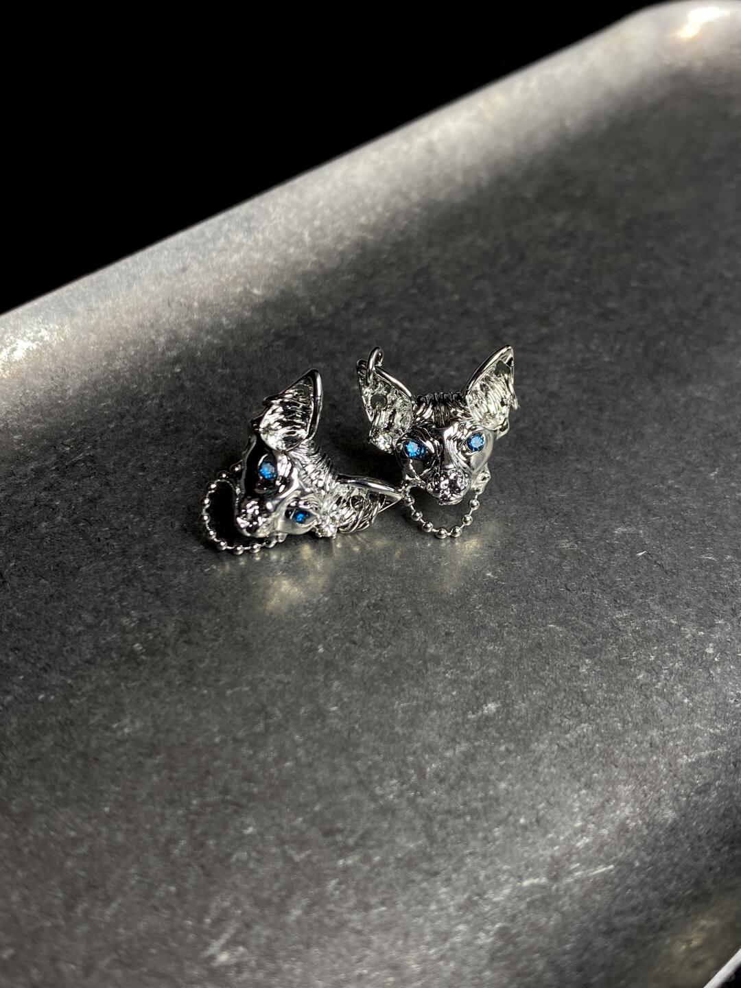 Y2Bling Beerus Stud Earrings | Limited Edition (Licensed)