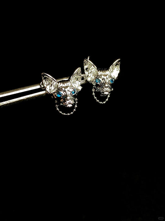 Y2Bling Beerus Stud Earrings | Limited Edition (Licensed)