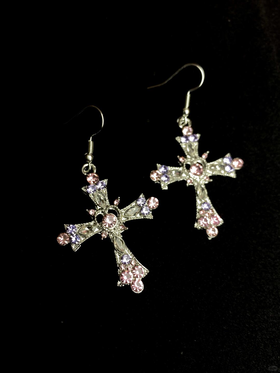 Lilith’s Dreamworld Stud Earrings | Gothic Cross & Rebel Energy (Limited Edition)