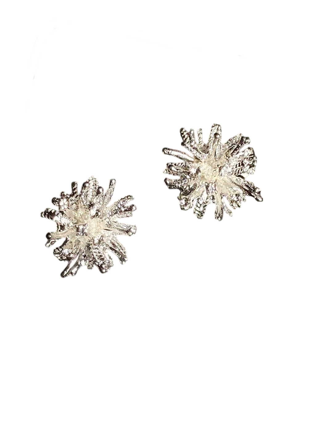 Cold Fireworks Stud Earrings | Irregular Sparkle & Night‑Sky Glow (Limited Edition)