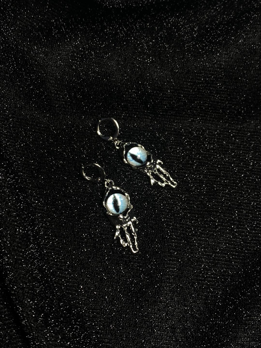 Cthulhu’s Tear Earrings | Occult Glow & Dark Indie Charm (Limited Edition)
