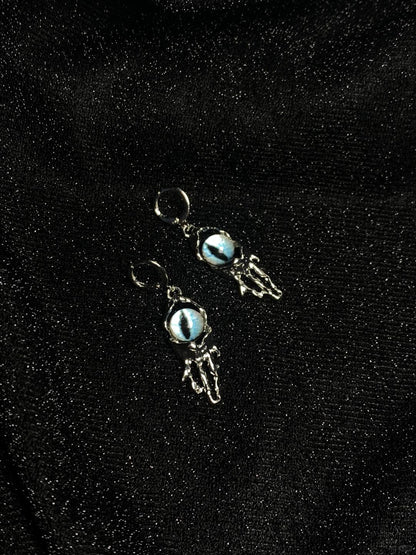 Cthulhu’s Tear Earrings | Occult Glow & Dark Indie Charm (Limited Edition)