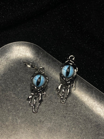 Cthulhu’s Tear Earrings | Occult Glow & Dark Indie Charm (Limited Edition)