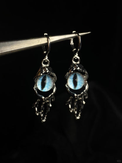 Cthulhu’s Tear Earrings | Occult Glow & Dark Indie Charm (Limited Edition)
