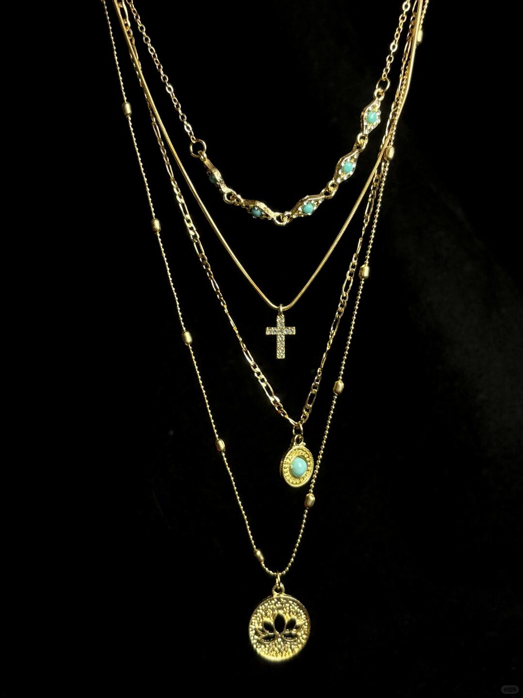 Canticle Necklace | Layered Chains & Celestial Glow (Limited Edition)