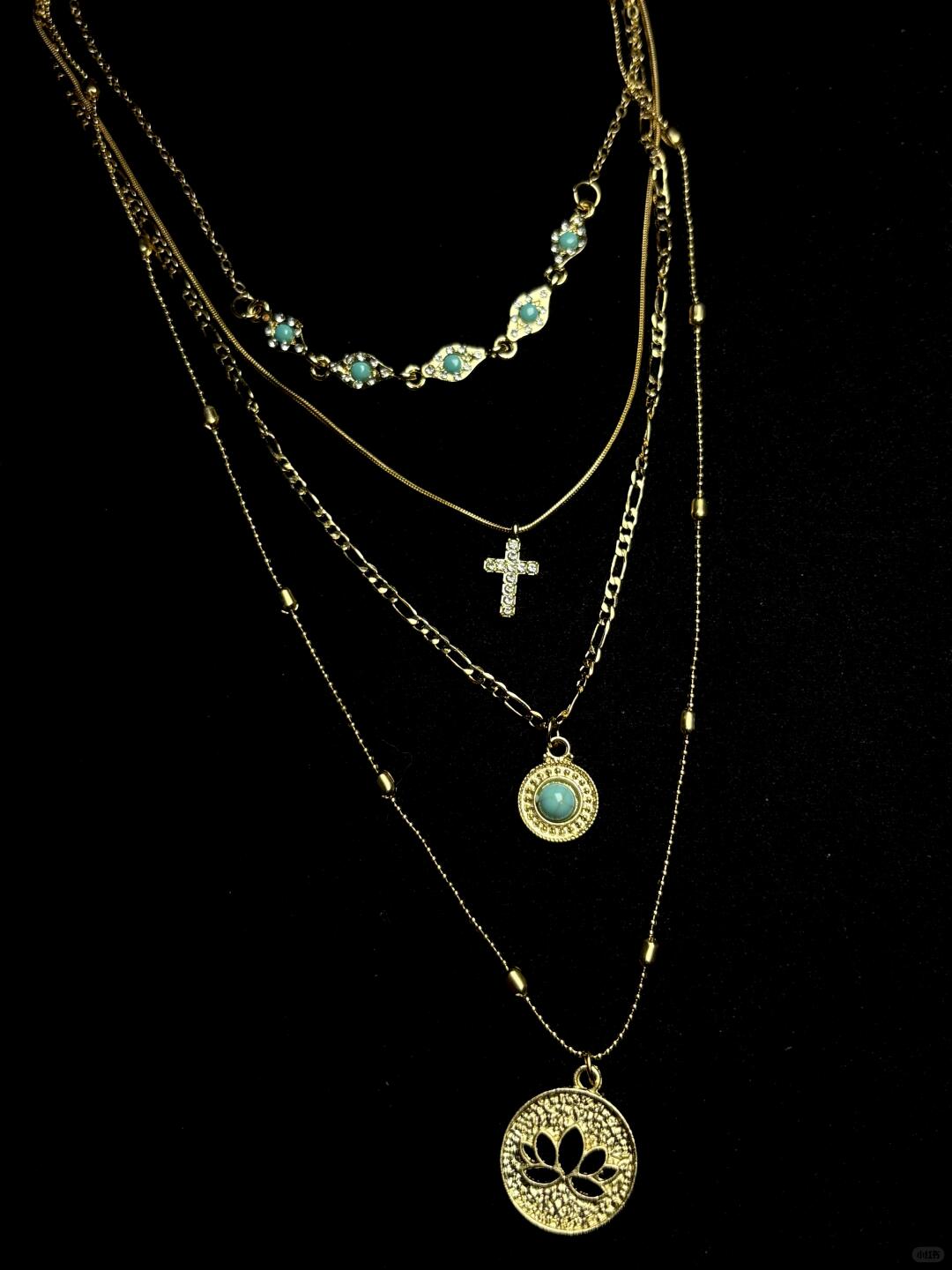 Canticle Necklace | Layered Chains & Celestial Glow (Limited Edition)
