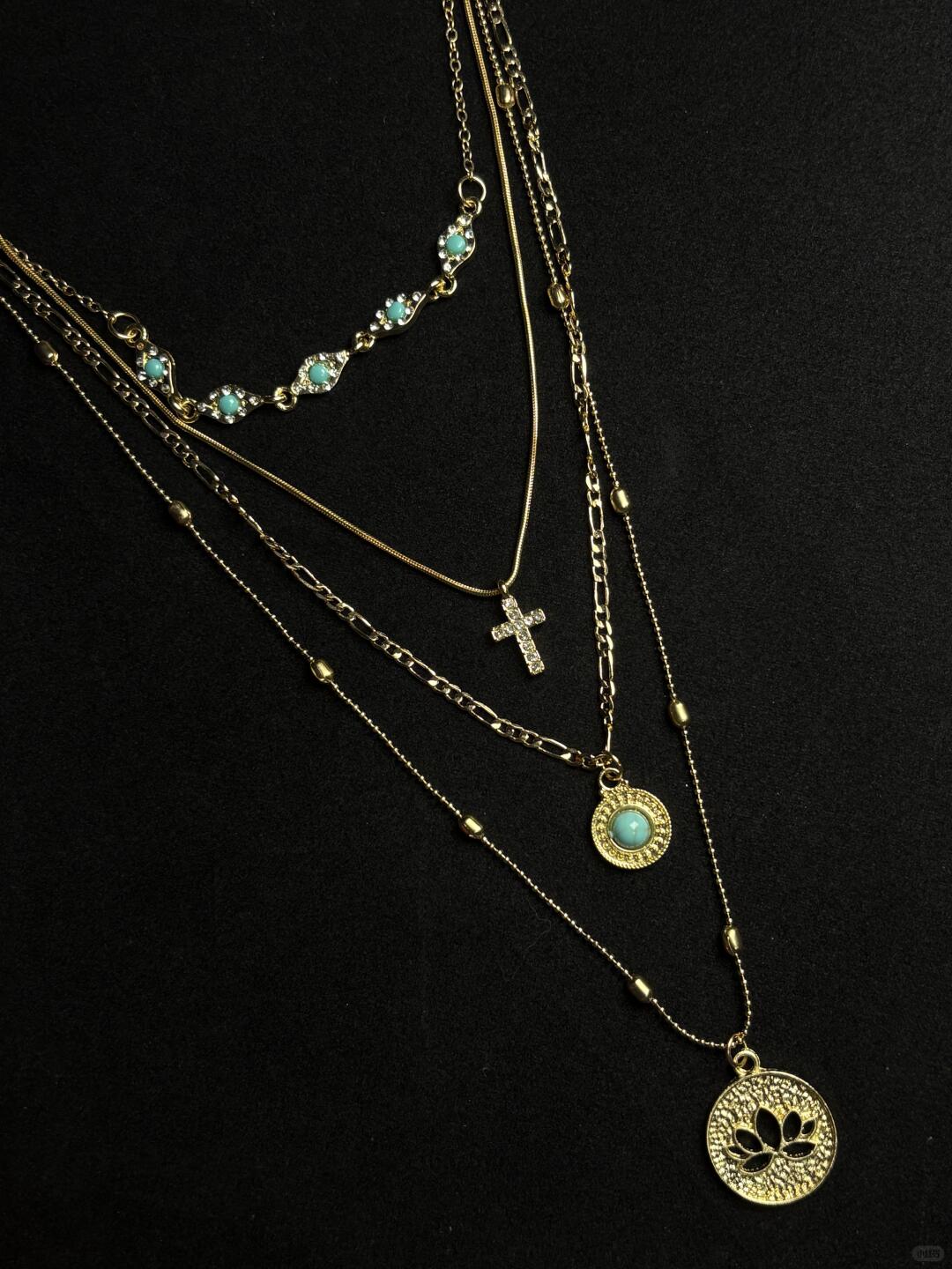 Canticle Necklace | Layered Chains & Celestial Glow (Limited Edition)