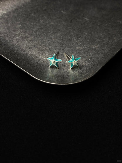 Y2Bling Wilderness Stud Earrings | Rock‑Candy Texture & Indie Nature Core (Limited Edition)