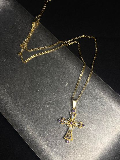 Invoke Necklace | Amethyst Glow & Opal Charm (Limited Edition)