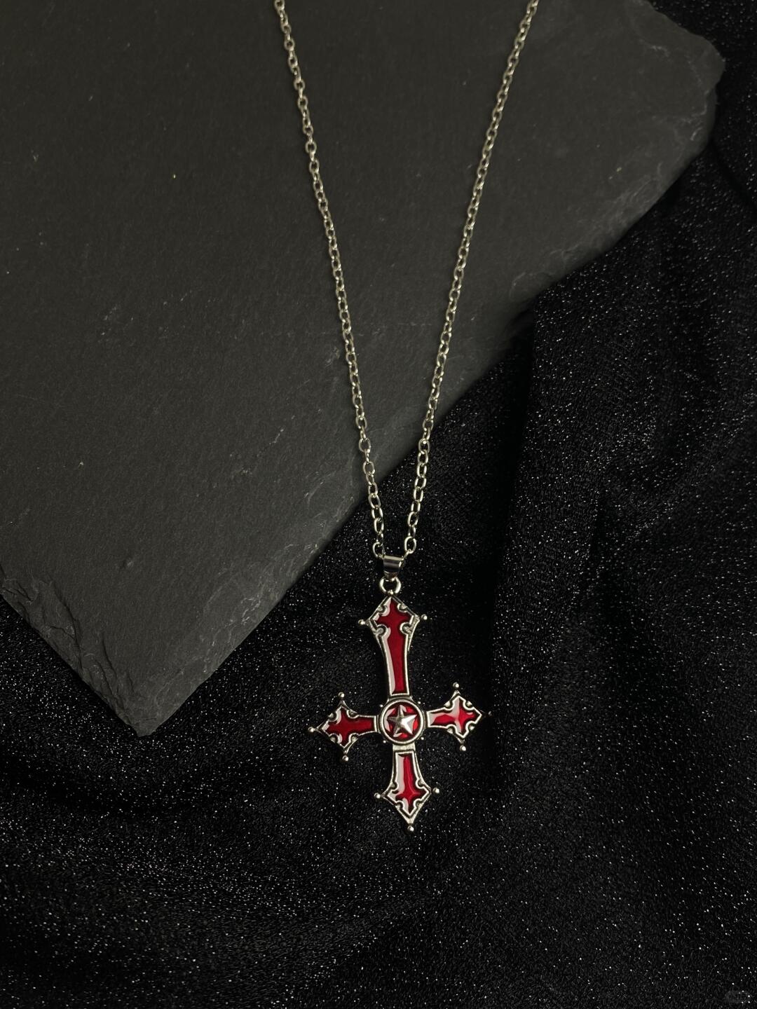 Prayer Necklace | Cross Pendant & Minimal Glow (Limited Edition)