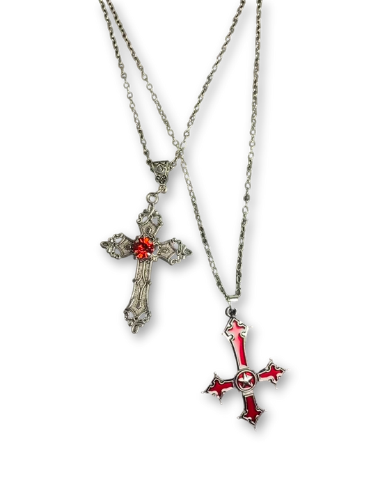 Prayer Necklace | Cross Pendant & Minimal Glow (Limited Edition)