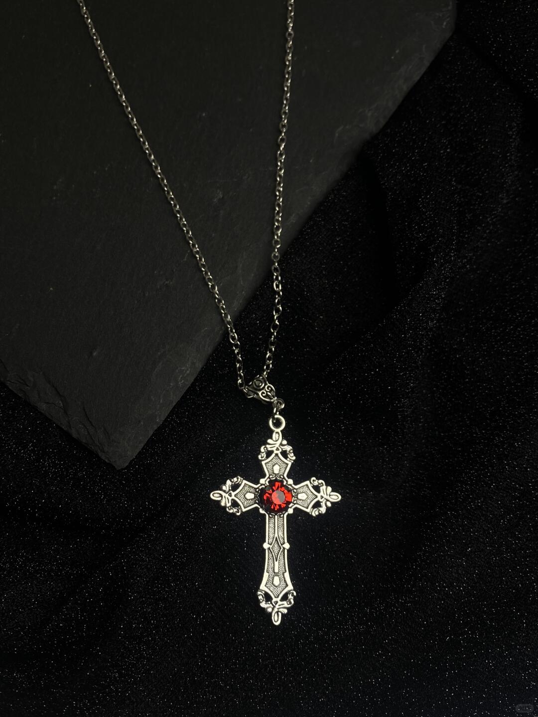 Prayer Necklace | Cross Pendant & Minimal Glow (Limited Edition)