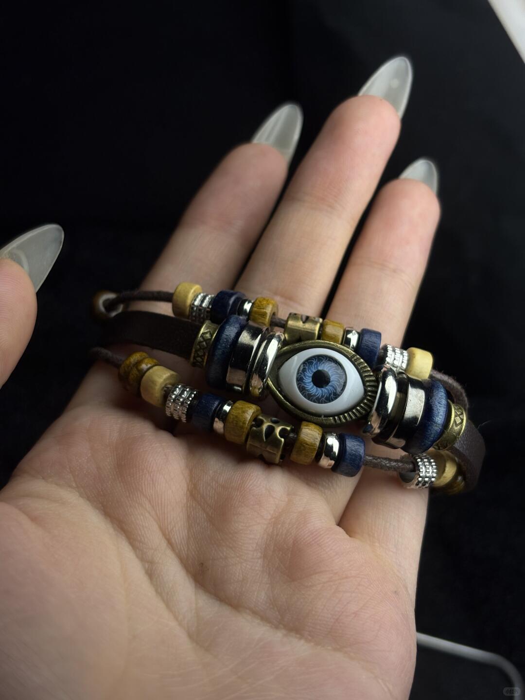 Steely Bracelet | Leather Cord & Beaded Indie Edge (Limited Edition)