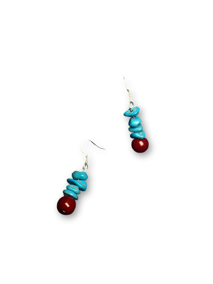 Wilderness Stud Earrings | Rock‑Candy Texture & Indie Nature Core (Limited Edition)
