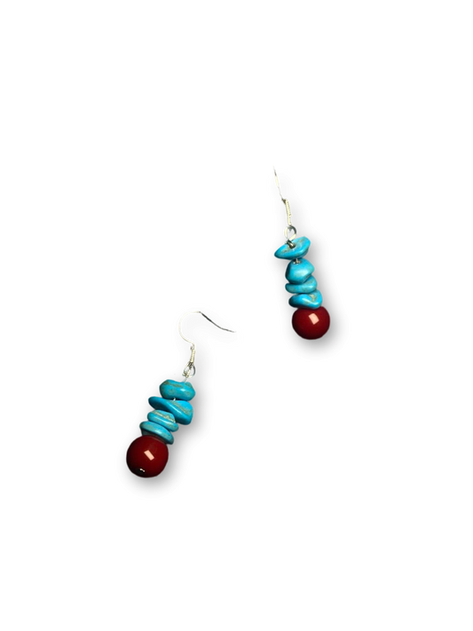 Wilderness Stud Earrings | Rock‑Candy Texture & Indie Nature Core (Limited Edition)