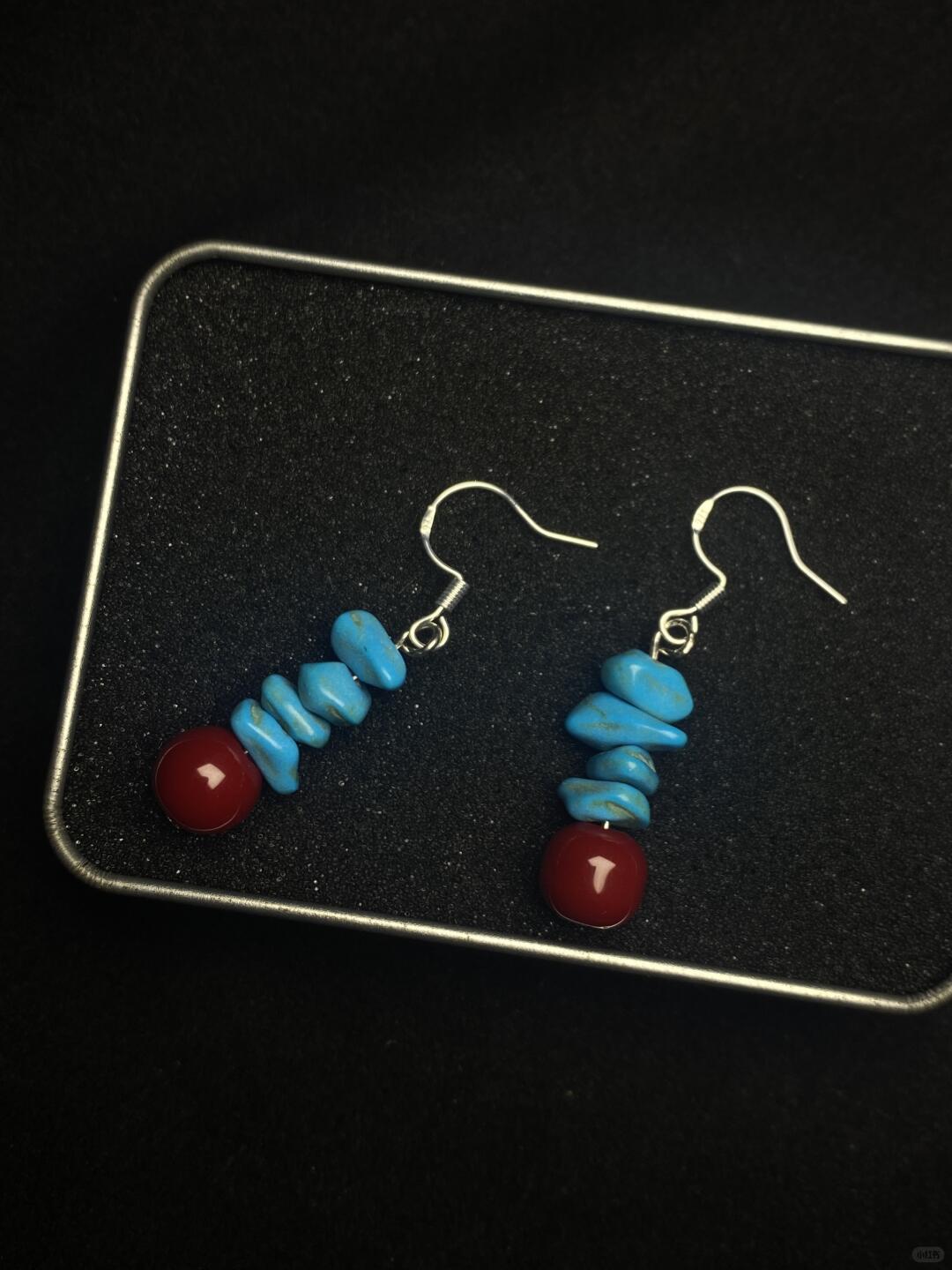 Wilderness Earrings | Turquoise & Cinnabar Indie Glow (Limited Edition)