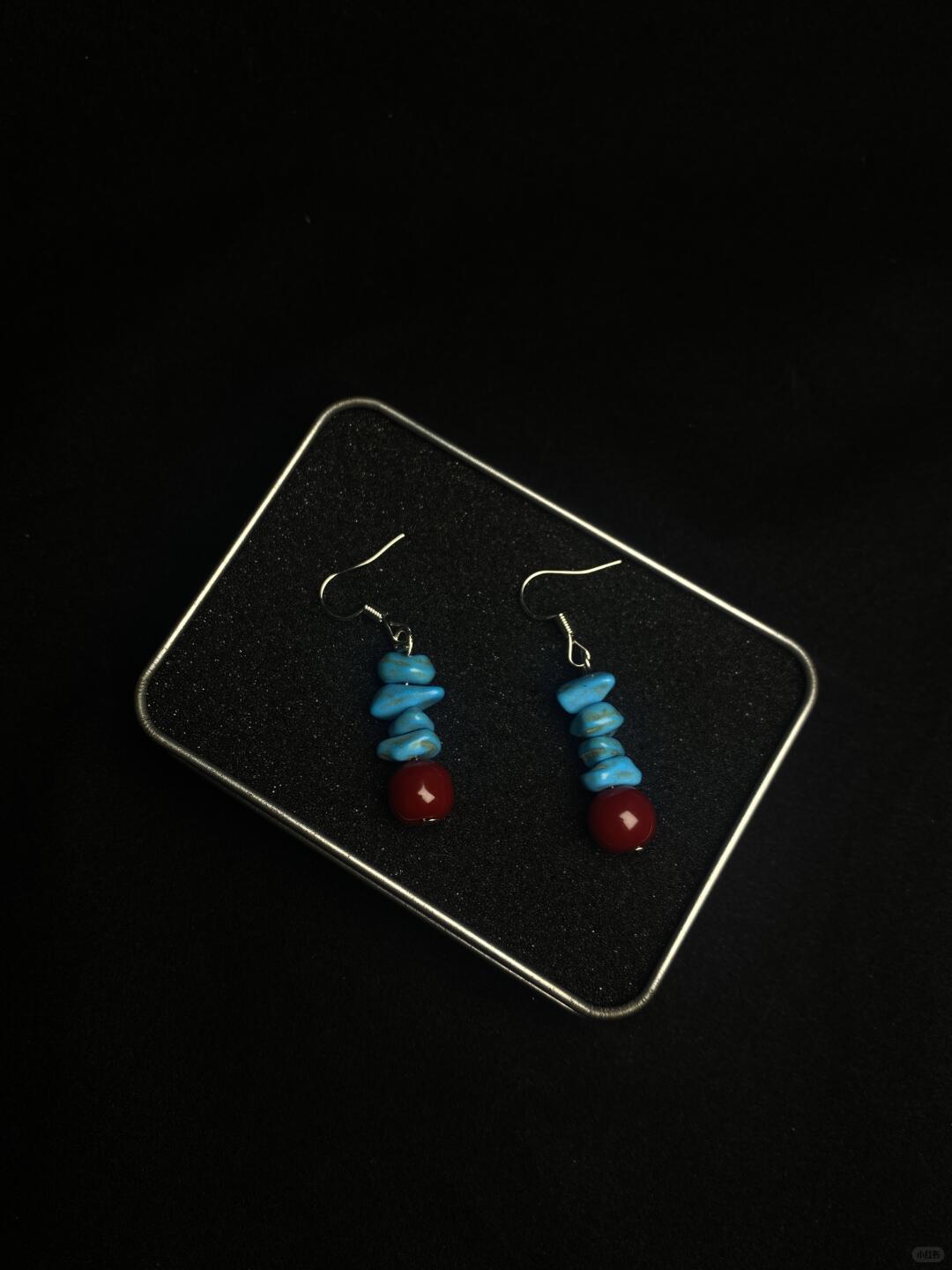 Wilderness Earrings | Turquoise & Cinnabar Indie Glow (Limited Edition)