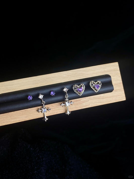 Witch, Wake Up Stud Earrings | Amethyst Vibes & Everyday Magic (Limited Edition)