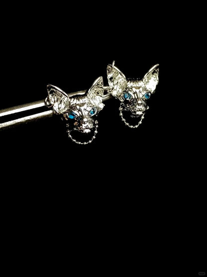 God of Destruction Stud Earrings | Bold Anime Edge & Zircon Shine (Limited Edition)