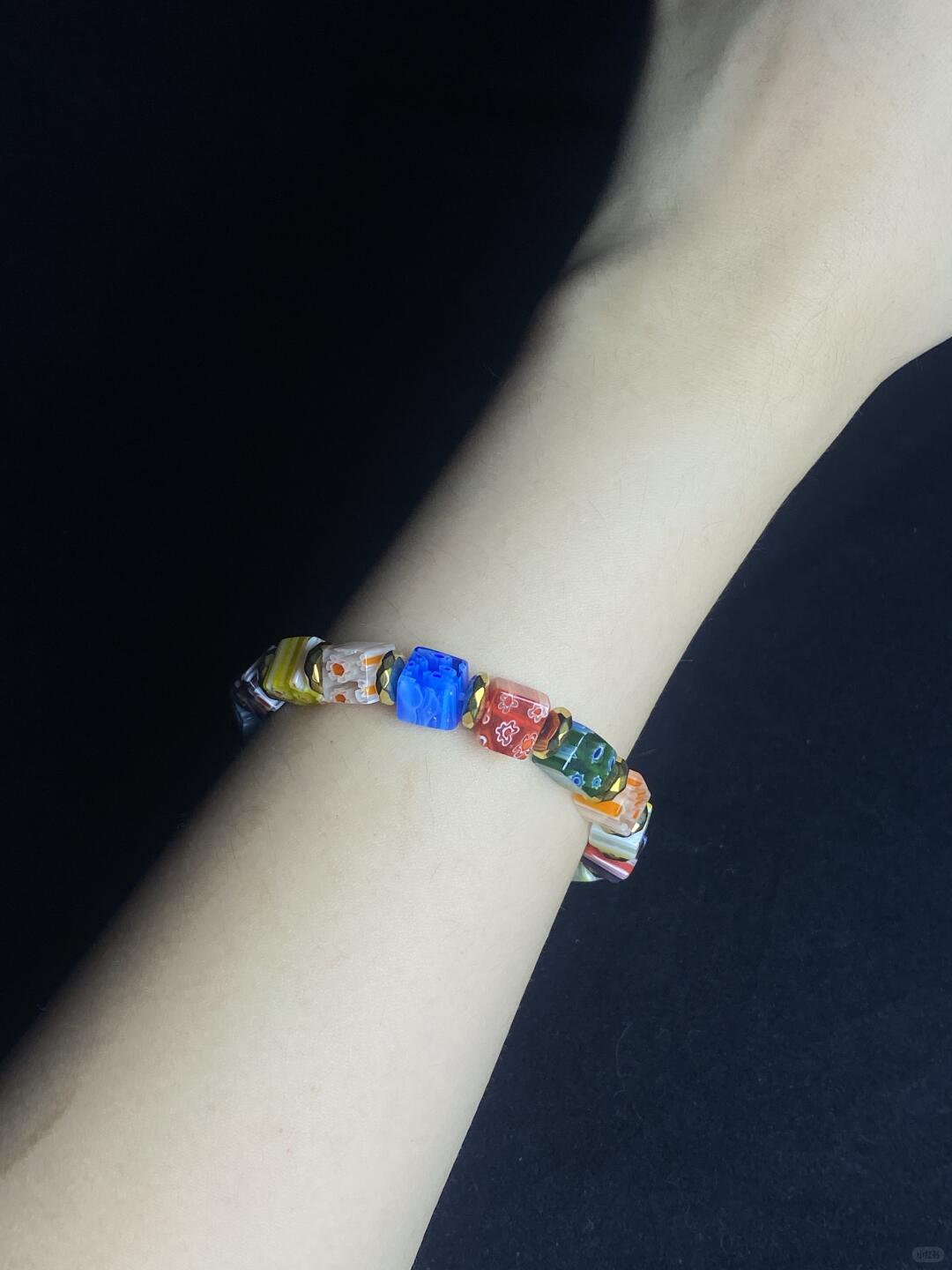 Bloom Tales Bracelet | Glass Flower Beads & Summer Color (Limited Edition)