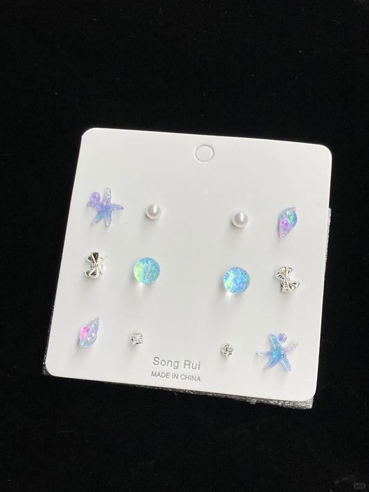 Beach Party Stud Earrings | Glossy Bubble Pop & Sunlit Shine (Limited Edition)