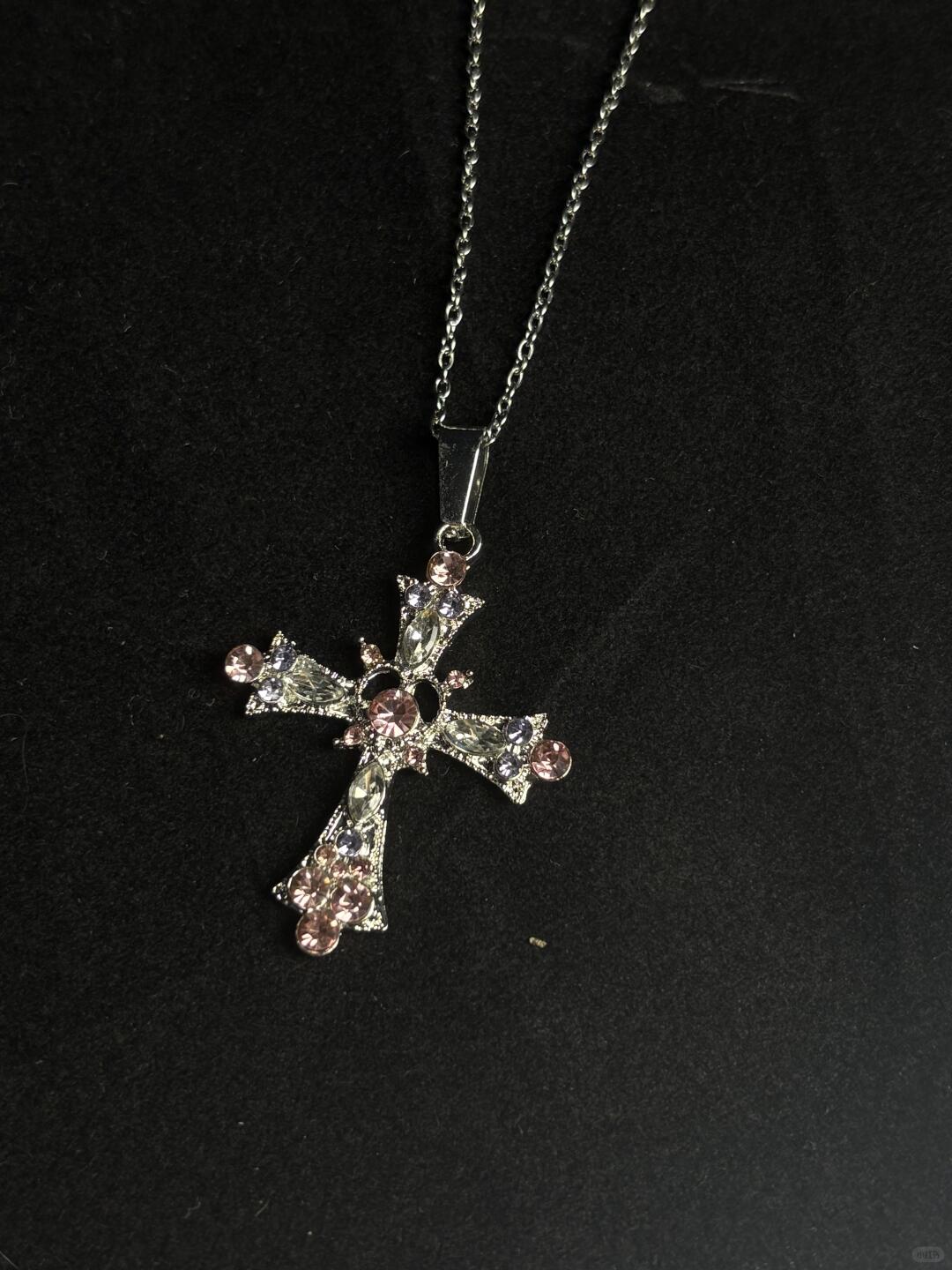 Y2Bling Cross Necklace | Bold Cross Pendant (Limited Edition)
