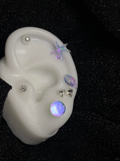 Beach Party Stud Earrings | Glossy Bubble Pop & Sunlit Shine (Limited Edition)
