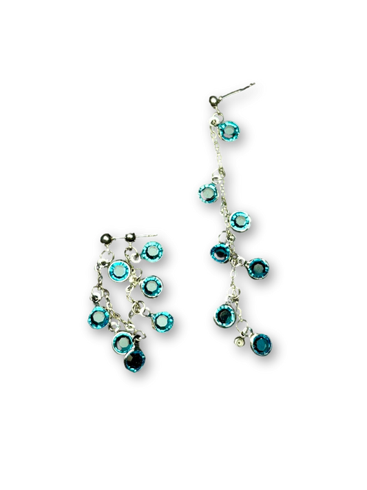 Aqua Switch Stud Earrings | Two-Way Wear & Sunlit Shine (Limited Edition)