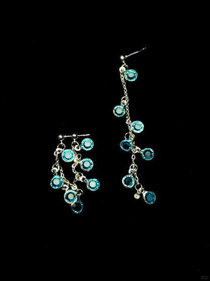 Aqua Switch Stud Earrings | Two-Way Wear & Sunlit Shine (Limited Edition)