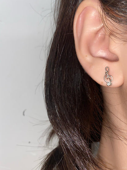 Guitarist Stud Earrings | Indie Melody & Stage‑Light Sparkle (Limited Edition)