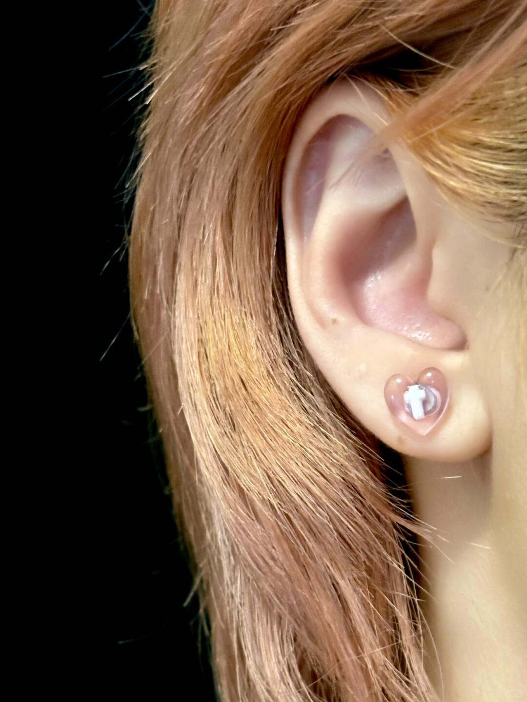 Y2Bling Triple Heart Stud Earrings | Heart String (3 Colors, Limited Edition)