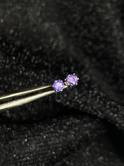 Witch, Wake Up Stud Earrings | Amethyst Vibes & Everyday Magic (Limited Edition)