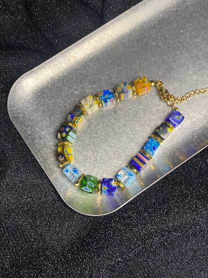 Bloom Tales Bracelet | Glass Flower Beads & Summer Color (Limited Edition)