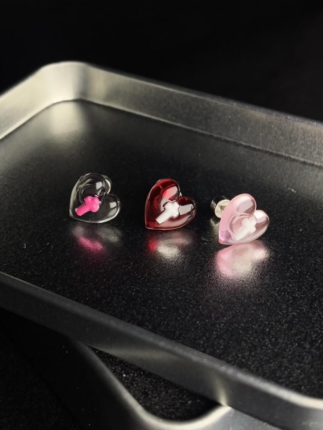 Y2Bling Crimson Vow Titanium Earrings | Titanium Steel (Limited Edition)