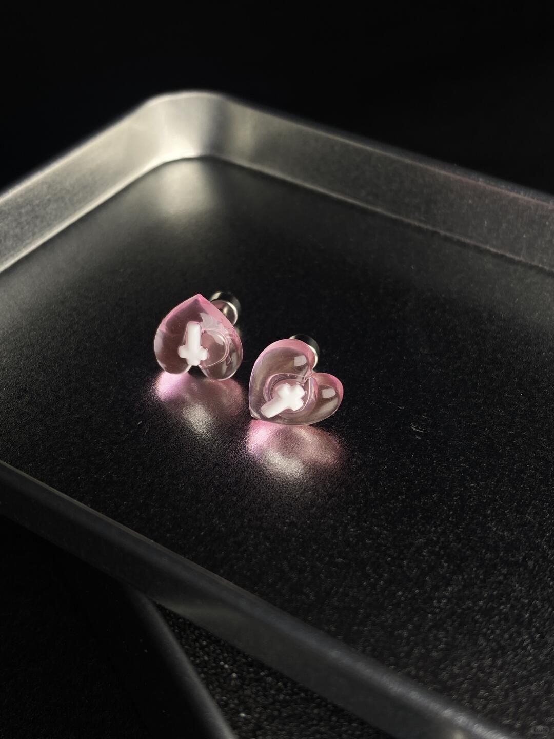 Y2Bling Crimson Vow Titanium Earrings | Titanium Steel (Limited Edition)