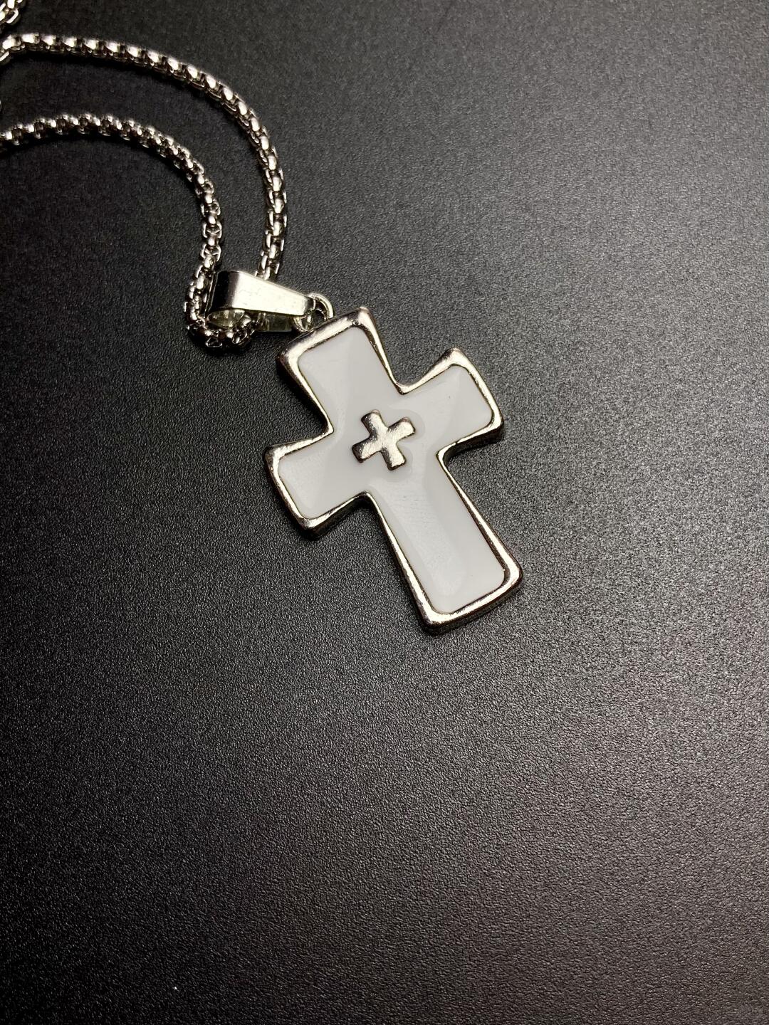 Silence Necklace | Minimal Cross & Quiet Reverence (Limited Edition)