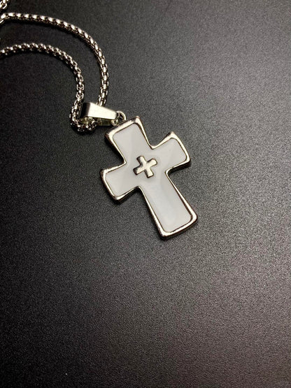 Silence Necklace | Minimal Cross & Quiet Reverence (Limited Edition)