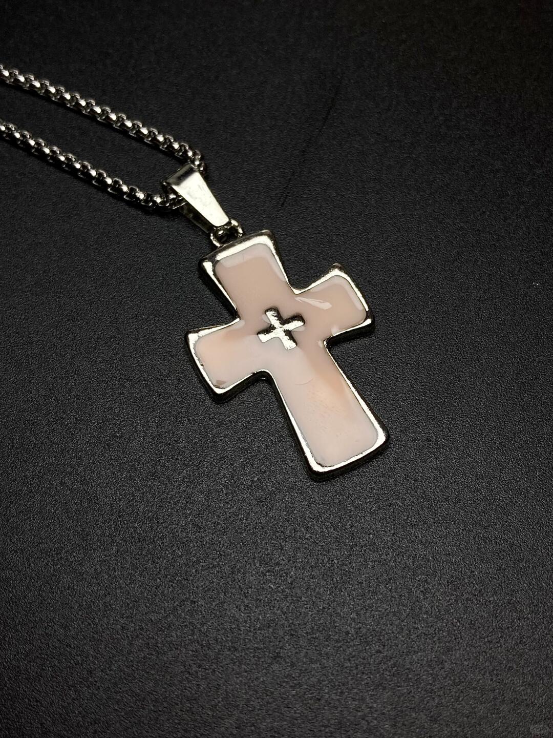 Silence Necklace | Minimal Cross & Quiet Reverence (Limited Edition)