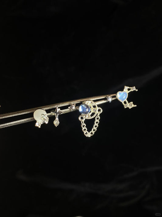 Fleeting Stud Earring Set | Minimal Sparkle & Everyday Mix (Limited Edition)