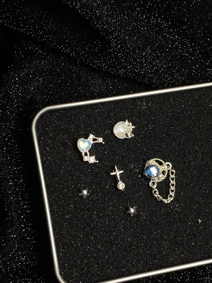 Fleeting Stud Earring Set | Minimal Sparkle & Everyday Mix (Limited Edition)