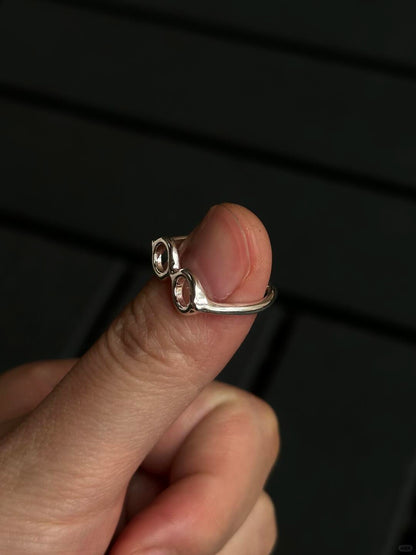 Wizard’s Spectacles | Iconic Glasses Ring (Y2K Limited)
