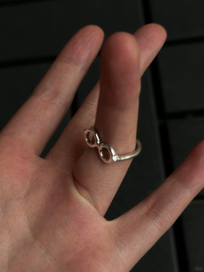 Wizard’s Spectacles | Iconic Glasses Ring (Y2K Limited)