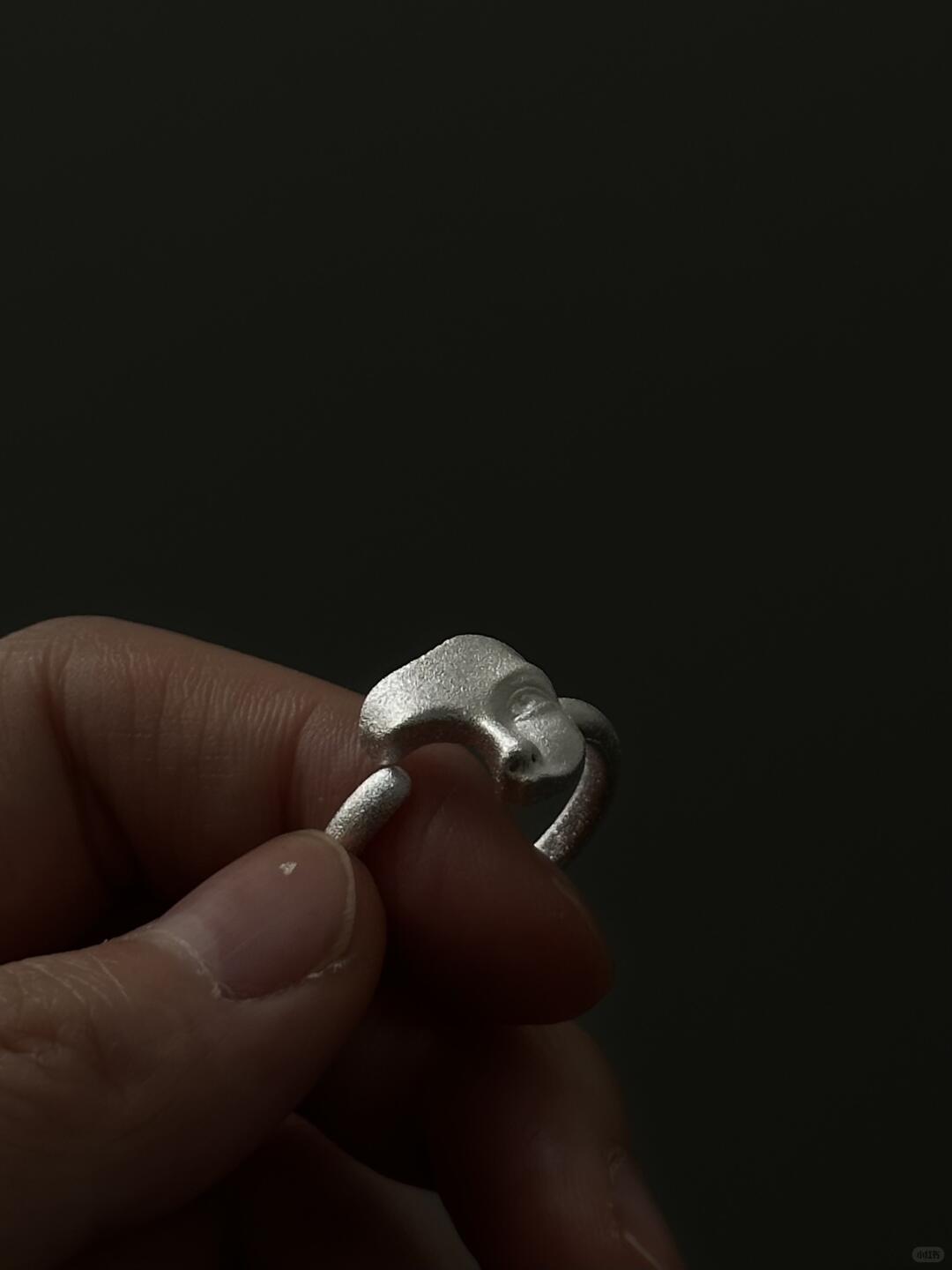 Blazed White | Heat-Treated Scorched Alba Ring (One-of-a-Kind)