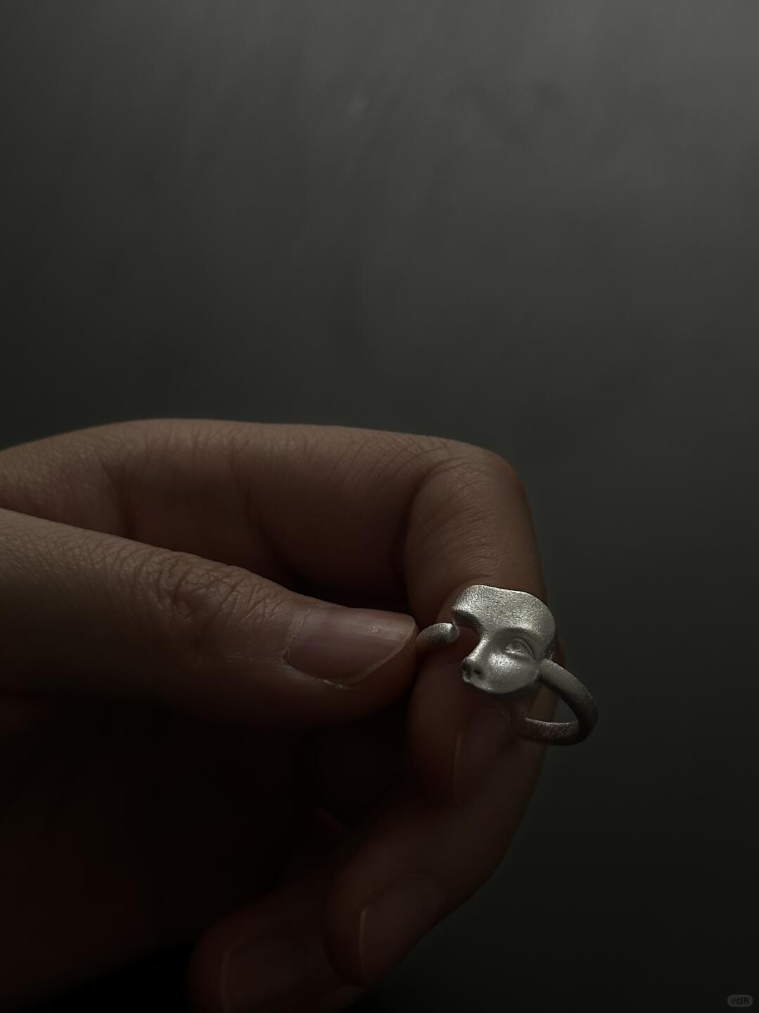 Blazed White | Heat-Treated Scorched Alba Ring (One-of-a-Kind)