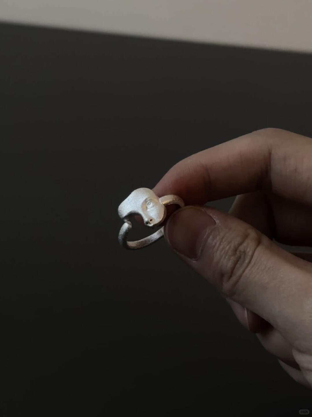 Blazed White | Heat-Treated Scorched Alba Ring (One-of-a-Kind)