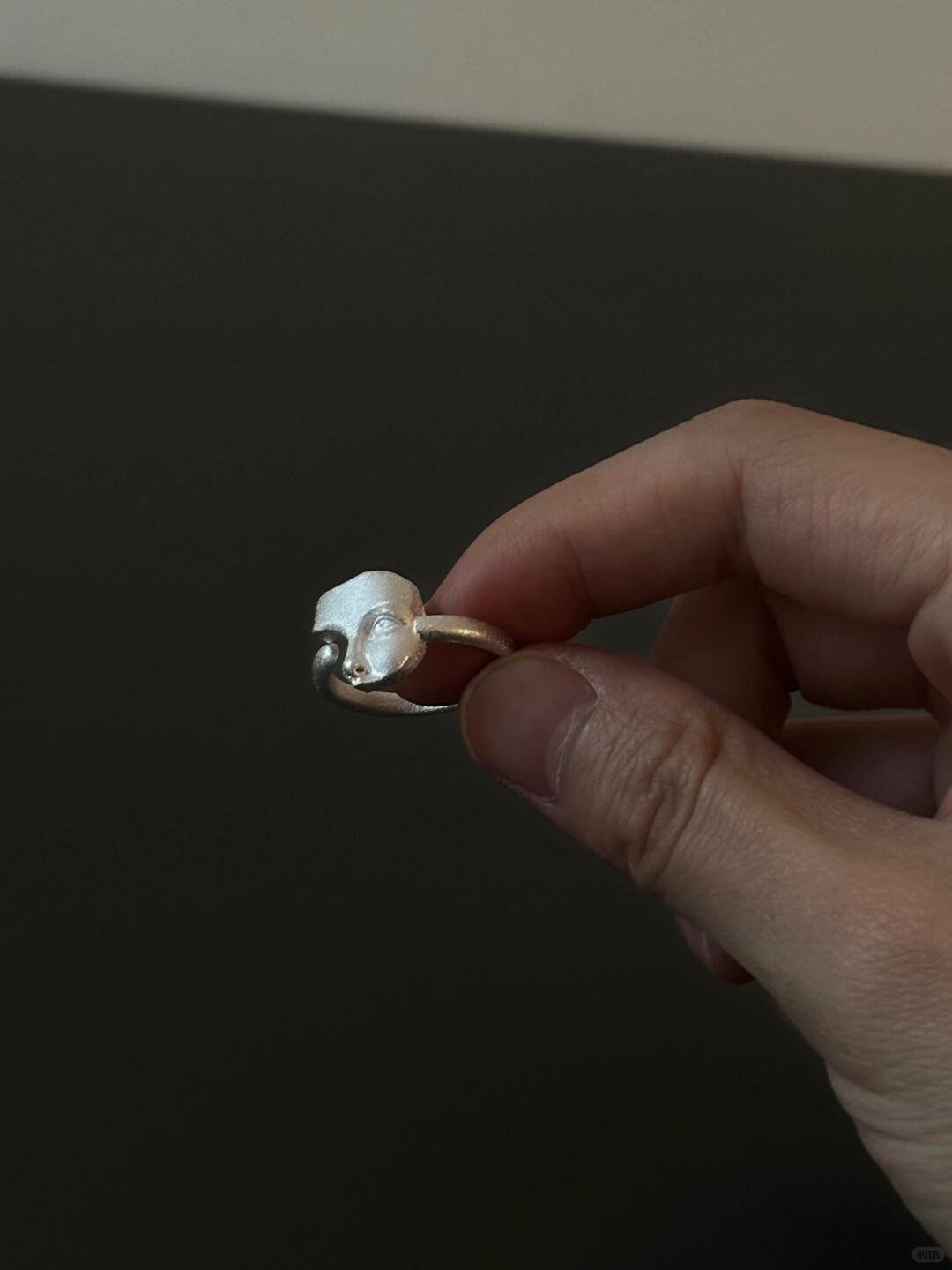 Blazed White | Heat-Treated Scorched Alba Ring (One-of-a-Kind)